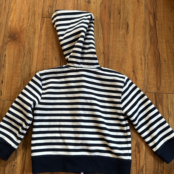 Crewcuts Navy/White Sweatshirt with rainbow zipper Size 2T - Picture 5 of 5